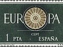 Spain 1960 Europe - C.E.P.T 1 PTA Green Edifil 1294
